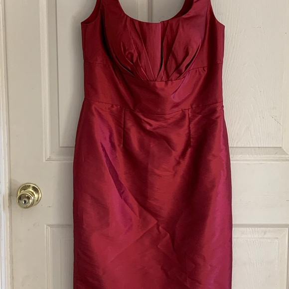 LA BELLE FASHIONS 2 PIECE RED DRESS & JACKET MOTHER OF BRIDE 10 FORMAL COCKTAIL - Picture 10 of 10